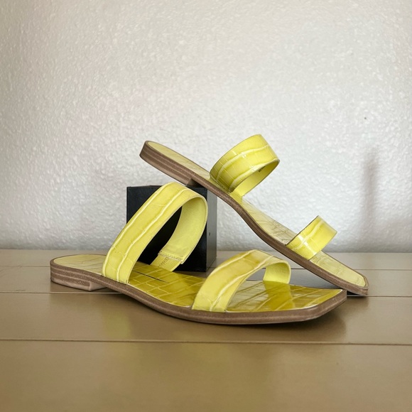 Dolce Vita Shoes - ☀️DOLCE VITA Neon Yellow Slip-on Flat Sandals☀️